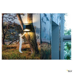 SLV CARISO LED Wandleuchte 2, schwarz/ messing, 7,5W LED, 3000K