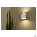 SLV CARISO LED Wandleuchte 2, weiss, 7,5W LED, 3000K