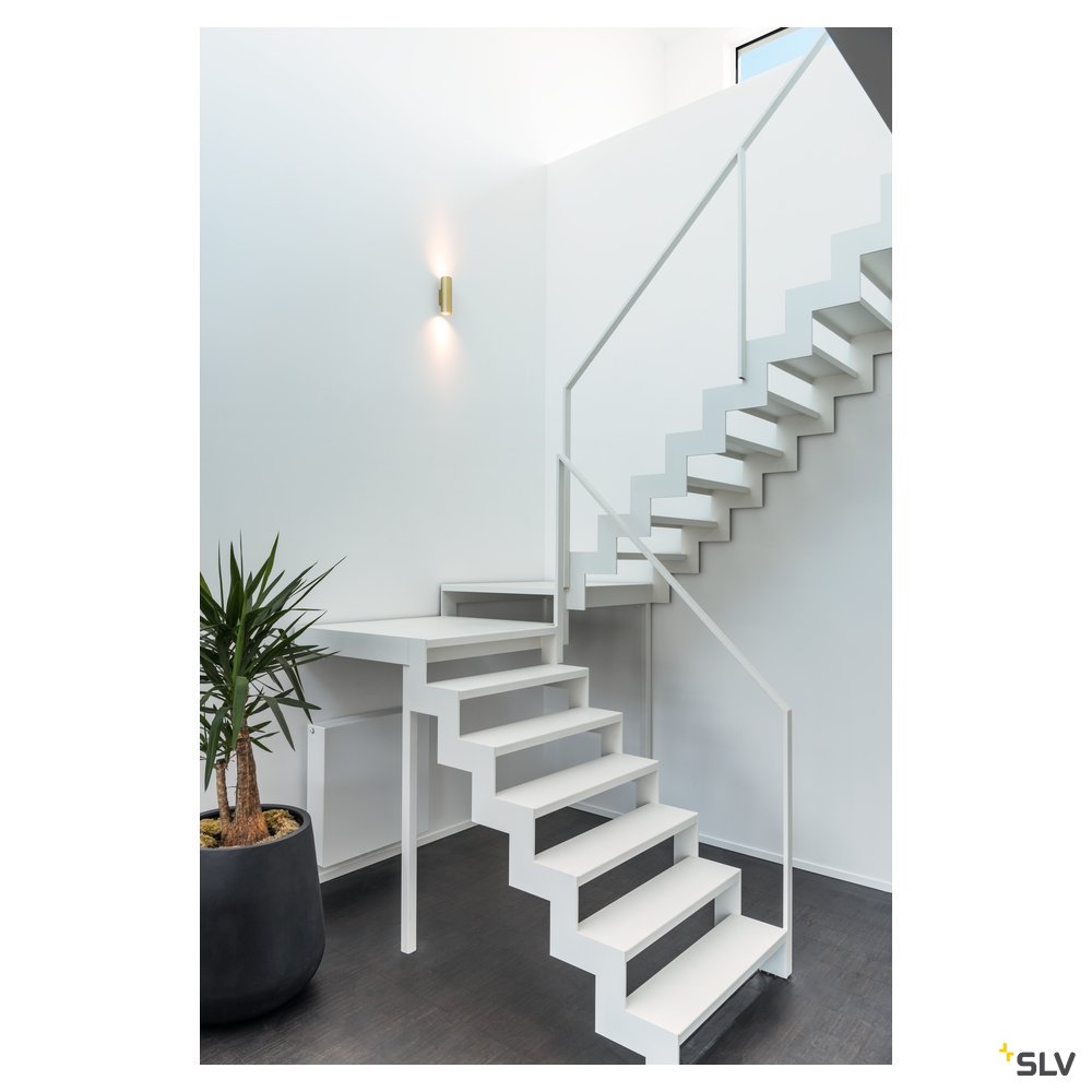SLV ENOLA_B UP/DOWN Wandleuchte, messing, 2xGU10, max. 50W