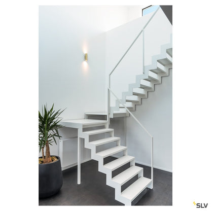 SLV ENOLA_B UP/DOWN Wandleuchte, messing, 2xGU10, max. 50W