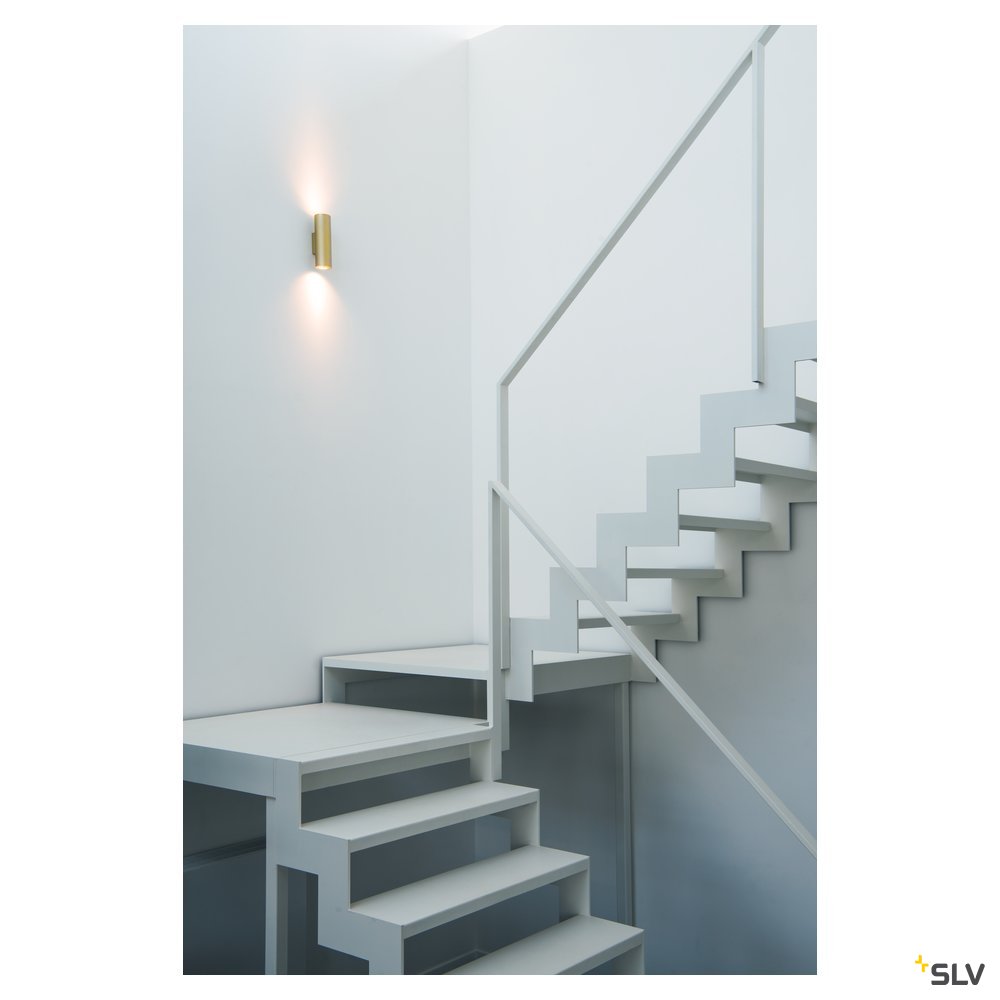 SLV ENOLA_B UP/DOWN Wandleuchte, messing, 2xGU10, max. 50W