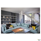 SLV MILAN Pendant, Pendelleuchte, rund, weiss, 7,5W LED, 3000K