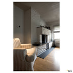 SLV MILAN Single Spot, Deckenein- bauleuchte, Rosette flach, schwarz, 7,5W LED, 3000K,