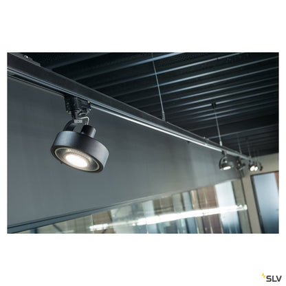 SLV KALU TRACK QPAR111 Leuchten- kopf, schwarz, inkl. 3P.-Adapter