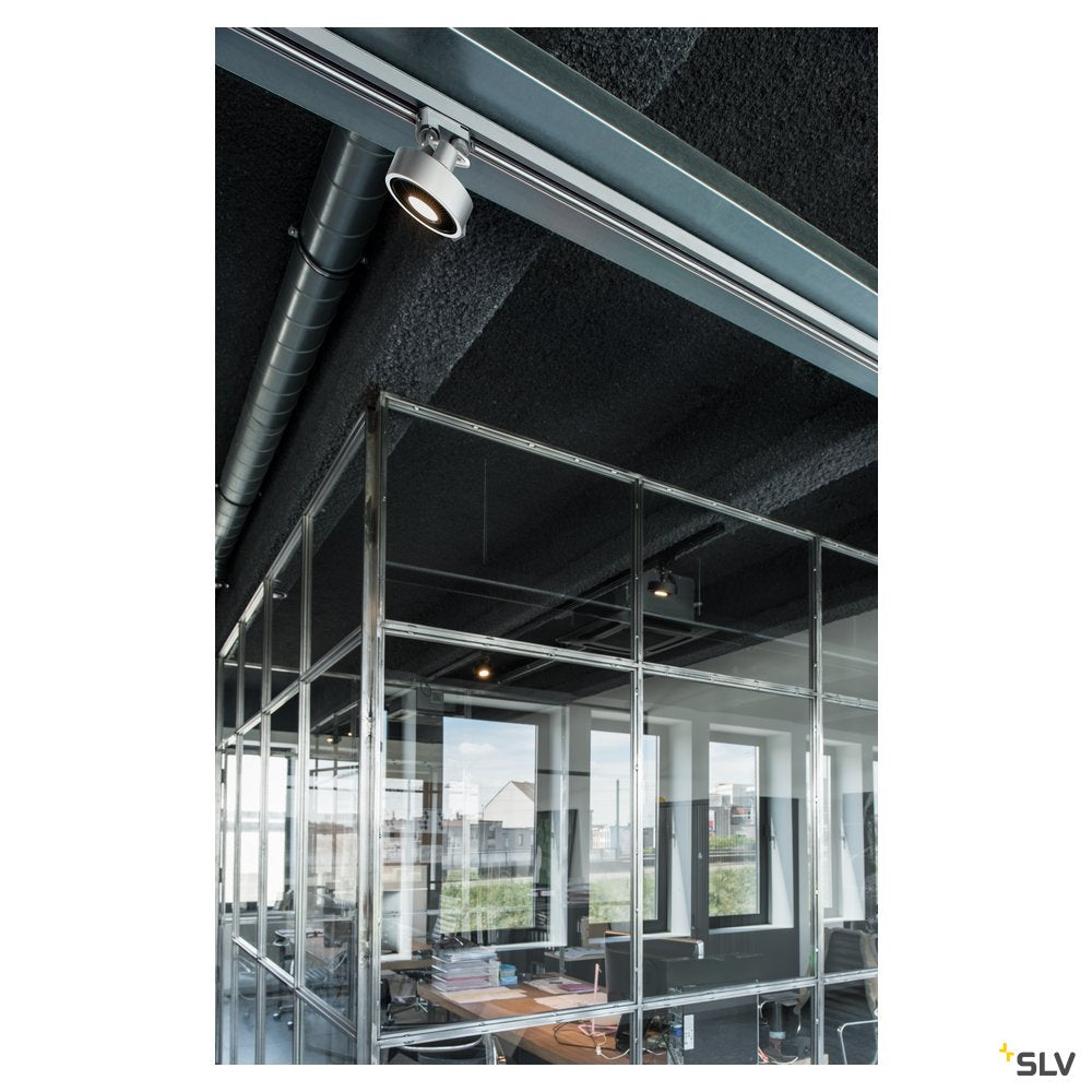 SLV KALU TRACK QPAR111 Leuchten- kopf, silber, inkl. 3P.-Adapter