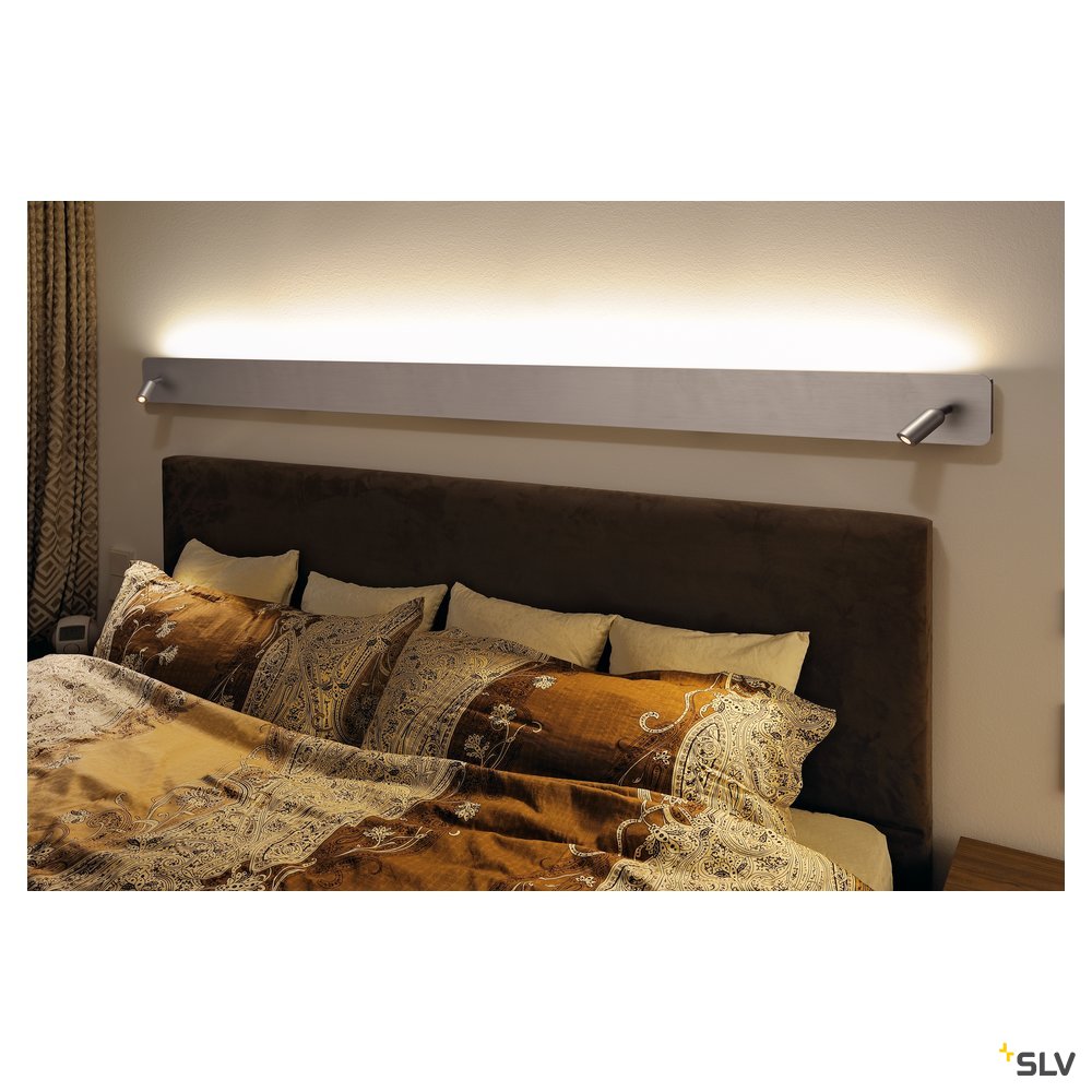 SLV NAPIA TWIN Wandleuchte, silbergrau