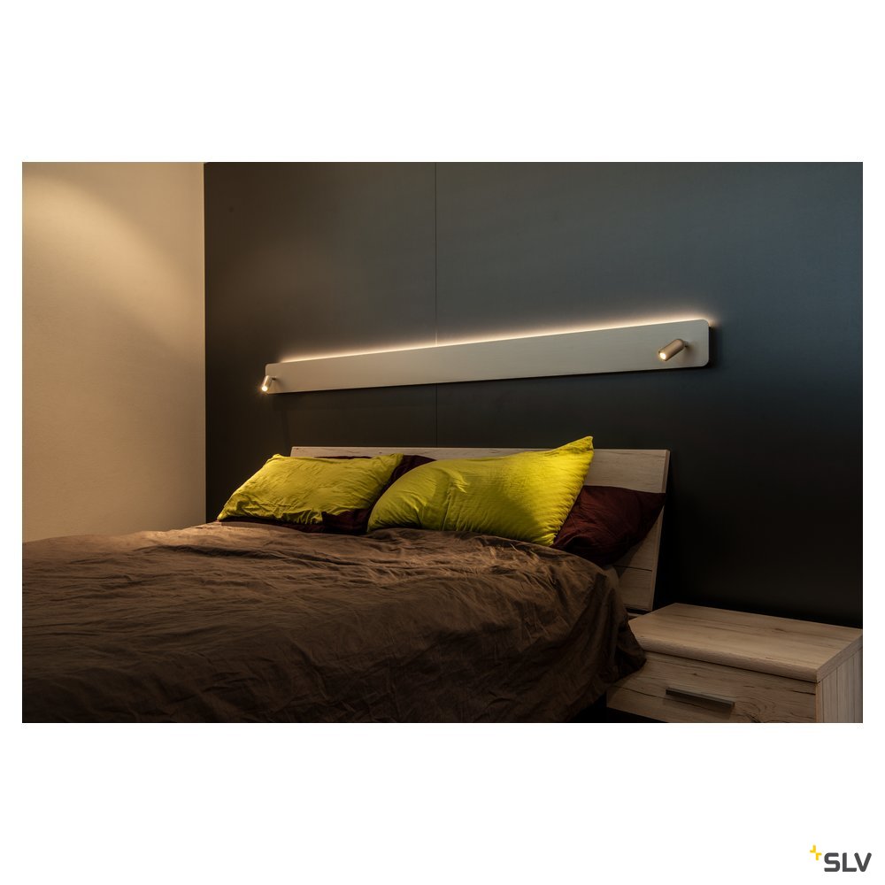 SLV NAPIA TWIN Wandleuchte, silbergrau