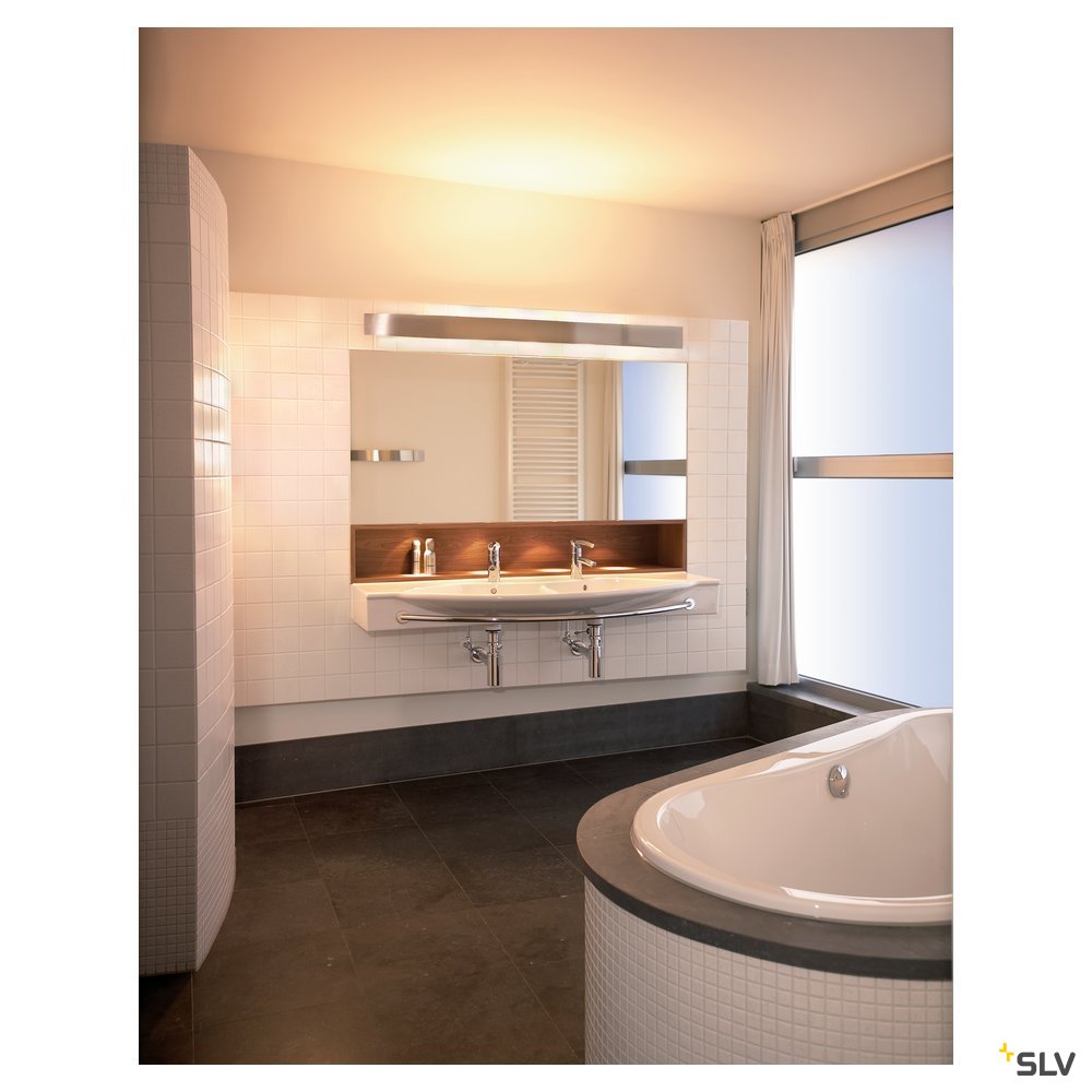 SLV Wandleuchte ARLINA T5 28 alu 28W satiniertem Glas