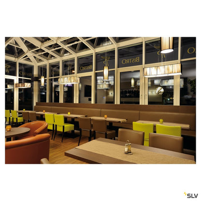 SLV Pendelleuchte LASSON PD-1 eckig sw 4xE27 4x60W