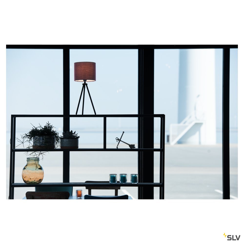 SLV FENDA Schirm Ø 20cm, rund, schwarz
