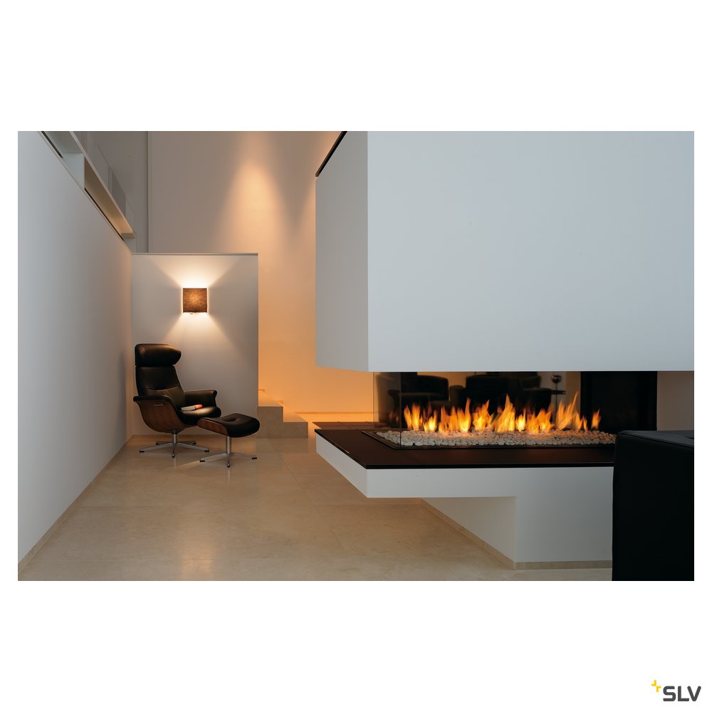 SLV ACCANTO LEDspot Wandleuchte, schwarz, E27, LED 3000K, max. 24W
