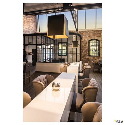 SLV AVENTO 30 PD, LED Indoor Pendelleuchte, schwarz/gold, 3000K