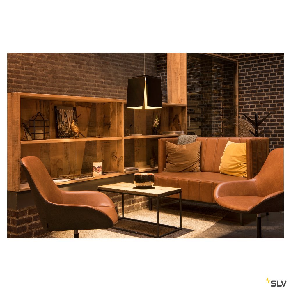 SLV AVENTO 30 PD, LED Indoor Pendelleuchte, schwarz/gold, 3000K