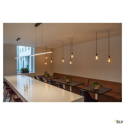 SLV VINCELLI 2, Pendelleuchten, LED, 2700K, Bambus hell, dimmbar, 29W