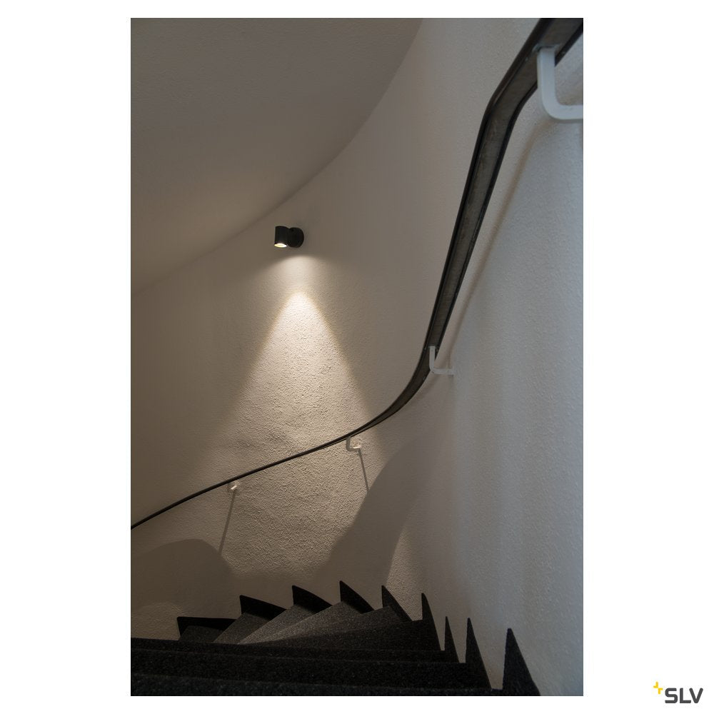 SLV HELIA LED Single Wand- und Deckenleuchte, 3000K, 35°, schwarz