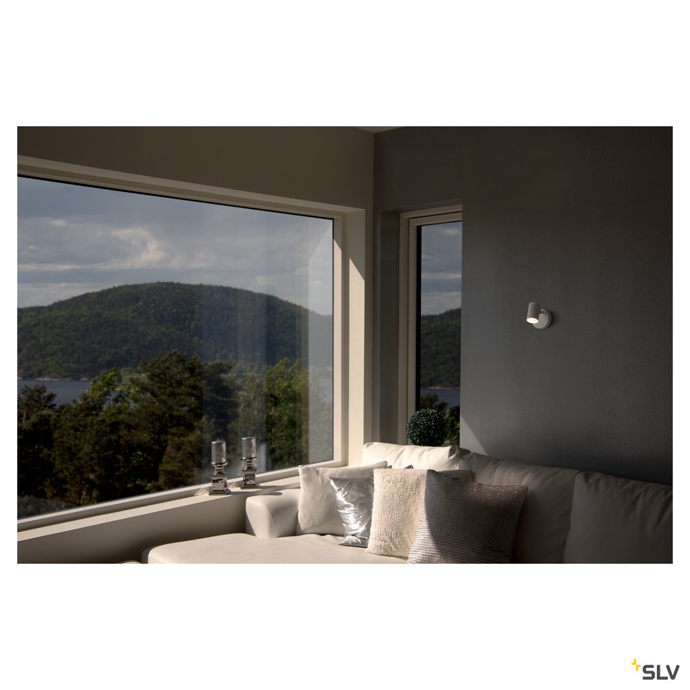 SLV HELIA LED Single Wand- und Deckenleuchte, 3000K, 35°, weiss