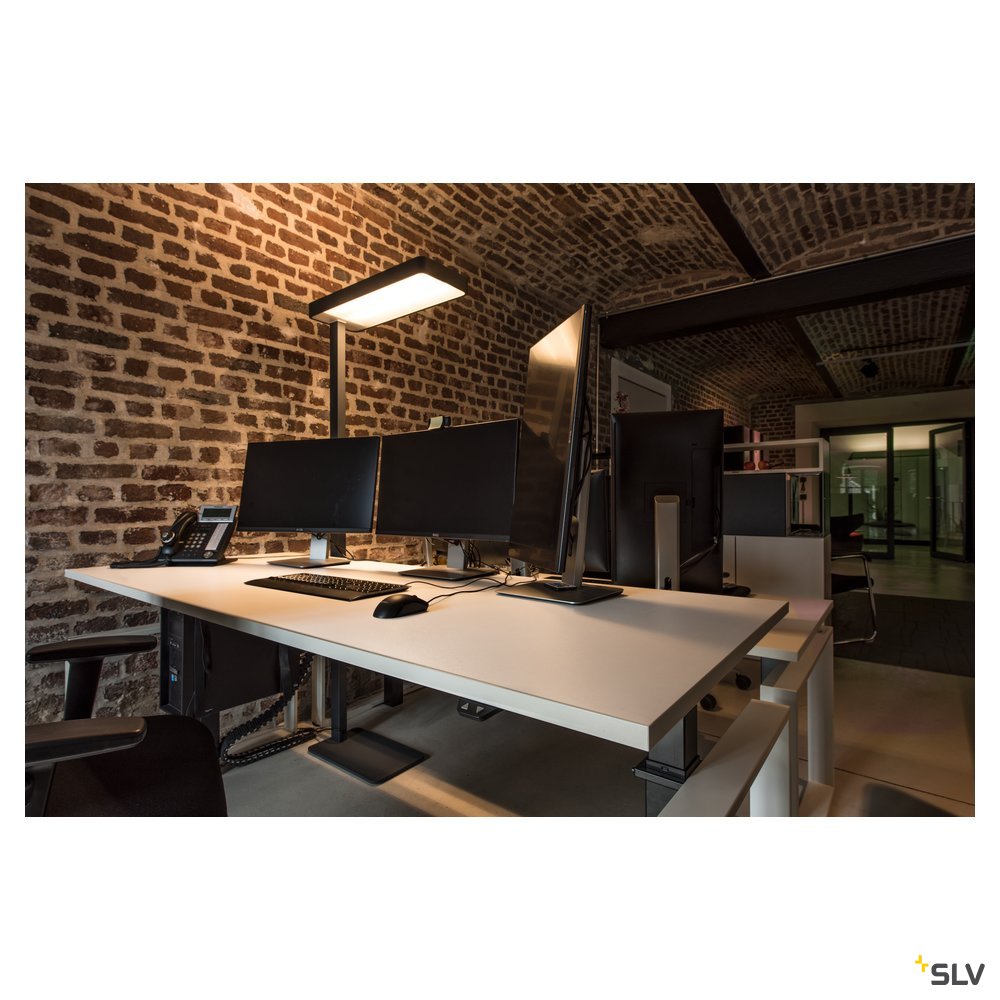 SLV WORKLIGHT LED SL-2, anthrazit, inkl. 2 Philips LED Strips mit je 2200lm, 3000K, 2 Packstücke
