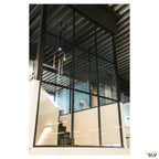 SLV HELIA 60, Pendelleuchte, LED, 3000K, rund, schwarz, flache Rosette zum Einbau, 7,5W