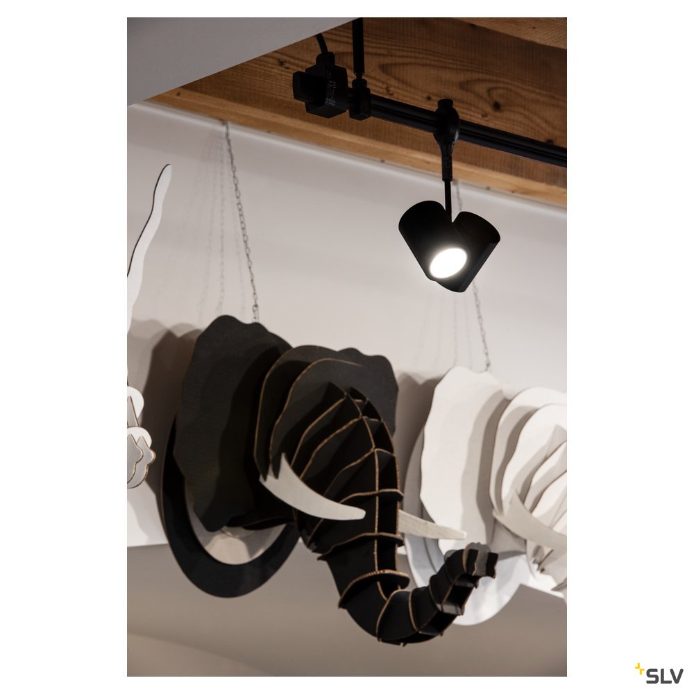 SLV BIMA 2 Lampenkopf für EASYTEC II, schwarz, 2xGU10, max. 2x50W