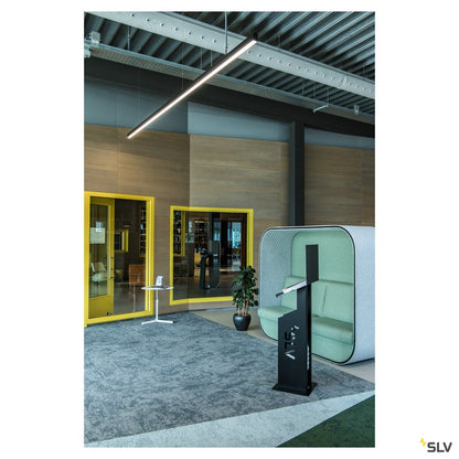 SLV GLENOS Profi-Profil 4970-200, mit Cover, mattschwarz, 2m