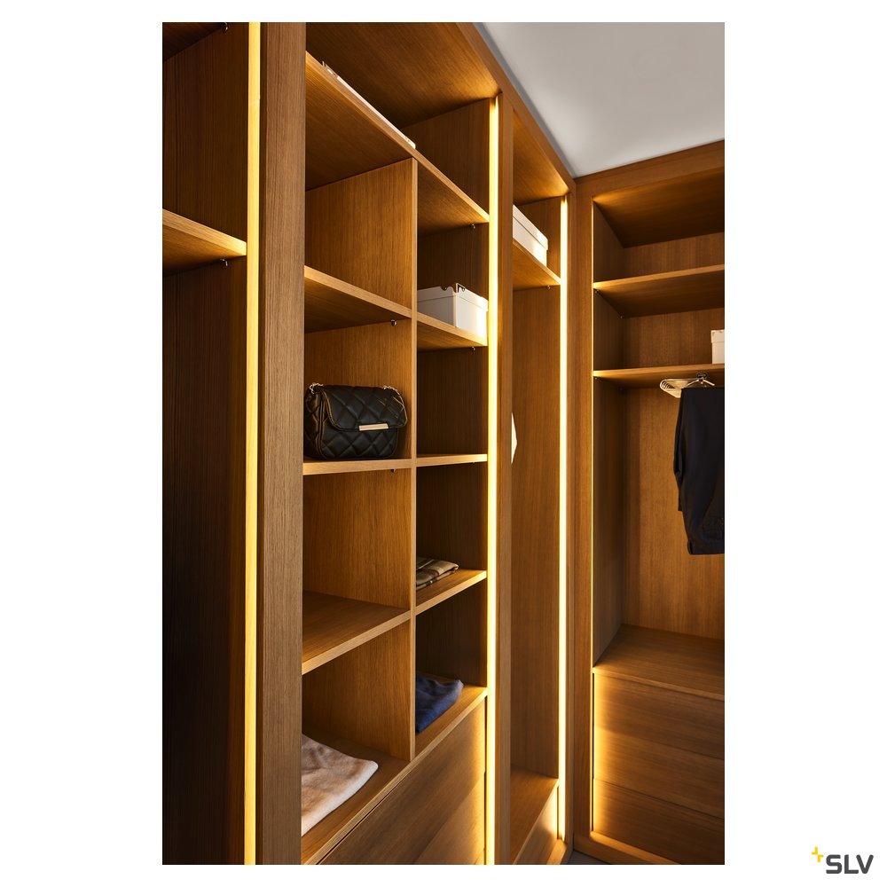SLV Profil-Strip X-SLIM 120, 24V 4,8mm x 3m, 2700K, 400lm/m