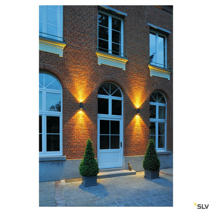 SLV ENOLA_C OUT UP-DOWN Wand- leuchte, rund, anthrazit, 9W LED, 3000K