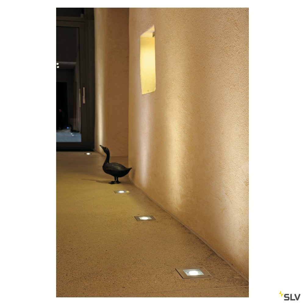 SLV Bodeneinbaustrahler DASARSQUARE GU10 304 35W IP67