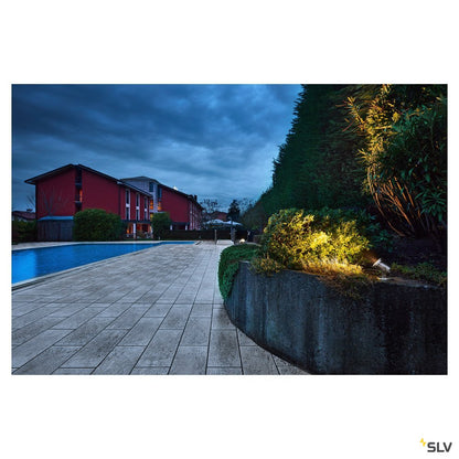 SLV NAUTILUS, Outdoor Strahler, QPAR51, edelstahl, max. 35W, inkl. 1,5mKabel