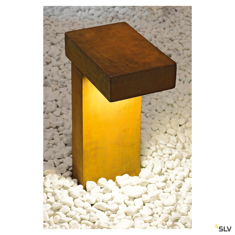 SLV RUSTY PATHLIGHT Stehleuchte, Eisen gerostet, GX53, max. 9W