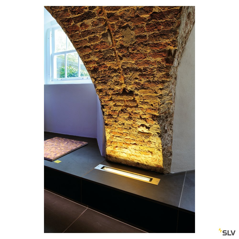 SLV DASAR T5-14 Bodenprofil, Edelstahl 316, ESL, 14W, IP67