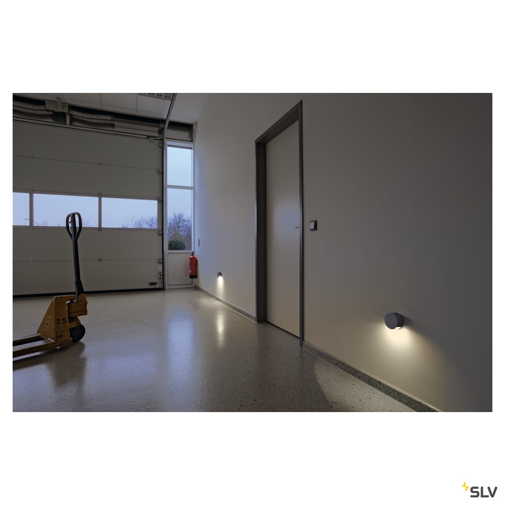 SLV PEMA LED WANDLEUCHTE, silber- grau