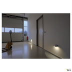 SLV PEMA LED WANDLEUCHTE, silber- grau