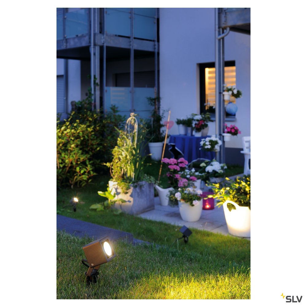 SLV NAUTILUS SQUARE LED Strahler, eckig, anthrazit, 6W, 3000K