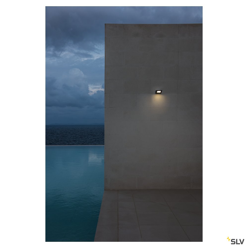 SLV IPERI WL Wandleuchte, anthrazit, 48 LED, neutralweiss, 4000K