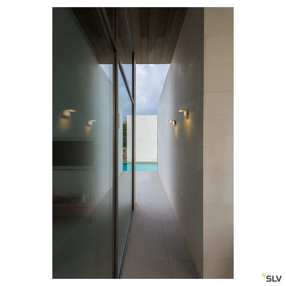 SLV ANGOLUX WALL Wandleuchte, weiss, 36 SMD LED, 3000K