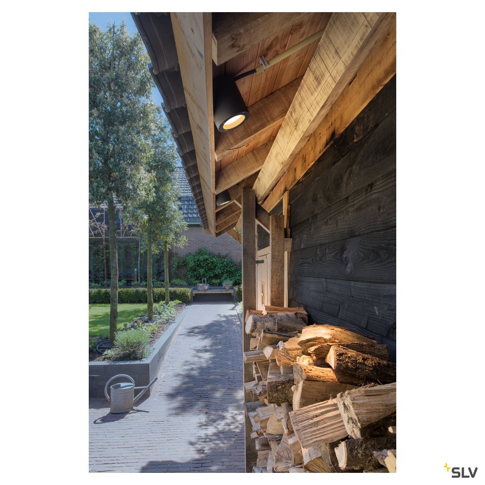 SLV SITRA CEILING Deckenleuchte, rund, anthrazit, GX53, max. 9W