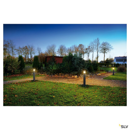 SLV F-POL Stehleuchte, rund, anthrazit, E27, max. 20W