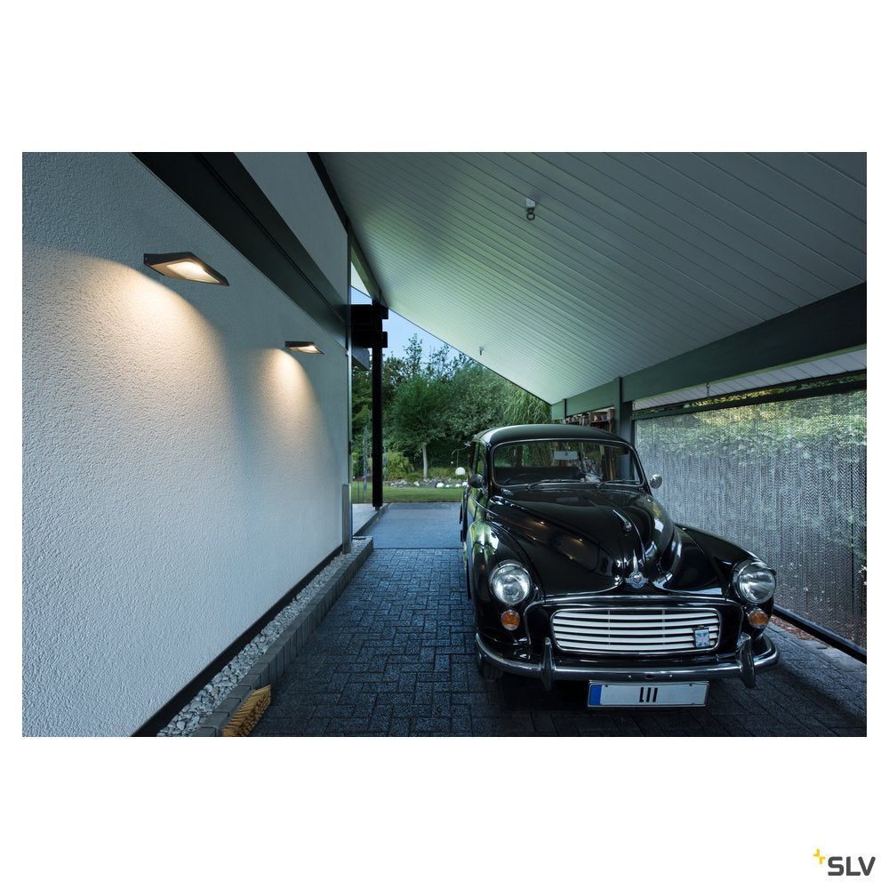 SLV TRAPECCO WALL DOWN Wand- leuchte, anthrazit, LED