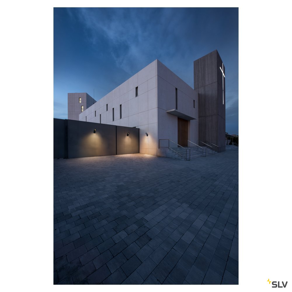 SLV BENDO, Outdoor Wandleuchte, LED, 3000K, anthrazit