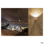 SLV QUAD XL 1 Wandleuchte, eckig, weiss, LED, 1x3,2W, 3000K,