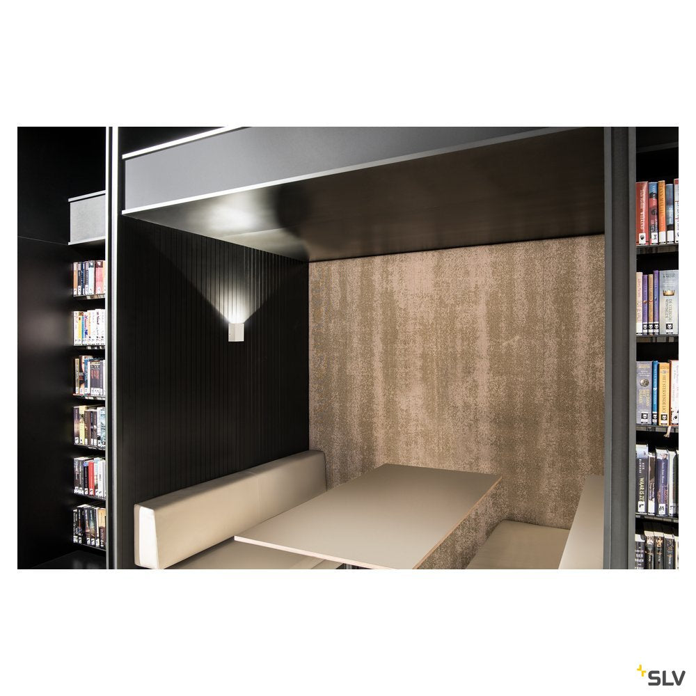 SLV QUAD XL 1 Wandleuchte, eckig, weiss, LED, 1x3,2W, 3000K,