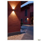 SLV QUAD XL 2 Wandleuchte, eckig, anthrazit, LED, 2x3,2W, 3000K, up-down