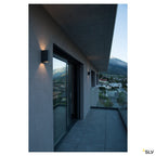SLV QUAD XL 2 Wandleuchte, eckig, anthrazit, LED, 2x3,2W, 3000K, up-down
