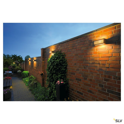 SLV BOX-L E27 Wandleuchte, eckig, rostfarben, E27, max. 18W