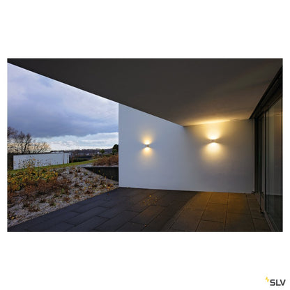 SLV SITRA CUBE Wandleuchte, weiss, 2xGX53, max. 2x9W