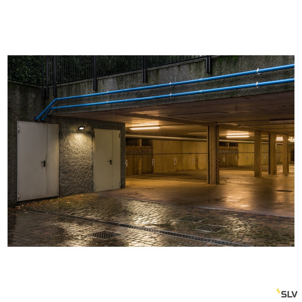 SLV SPOODI Strahler, eckig, 30W, schwarz, 4000K LED