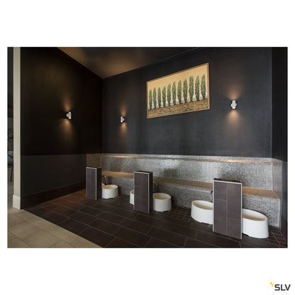 SLV GUNNSY WALL UP/DOWN Wandleuch- te, sandy white, 2x6W LED, 3000K