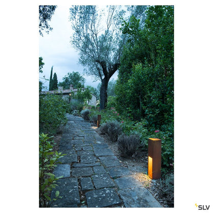 SLV RUSTY 50 LED SLOT Aussenleuchte, eisen gerostet, LED 3000K