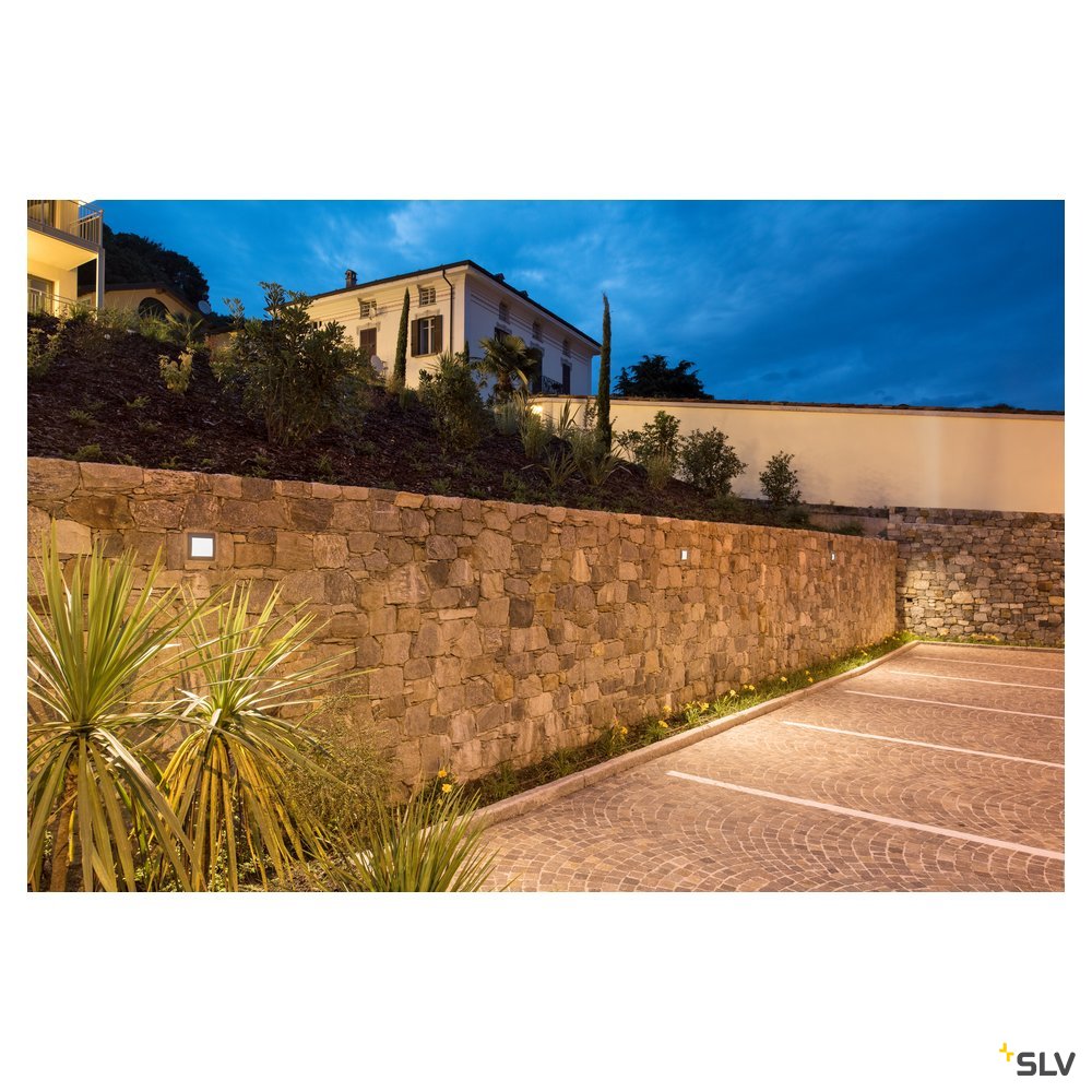 SLV DOWNUNDER OUT LED L Wand- einbauleuchte, anthrazit