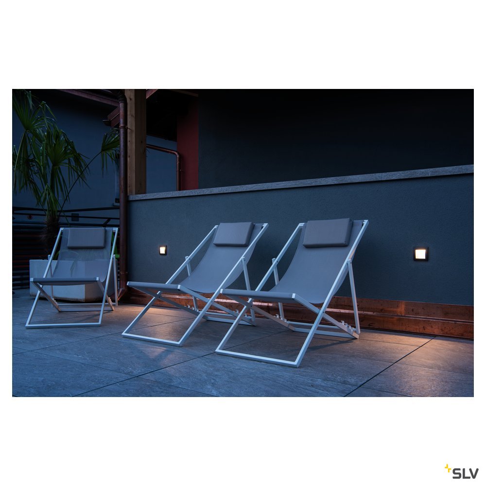 SLV DOWNUNDER OUT LED L Wand- einbauleuchte, anthrazit